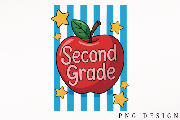 Back to School Teacher Apple PNG Graphics
