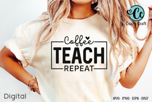 Coffee Teach Repeat Funny Teacher Shirt Review