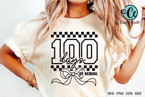 Coquette Teacher Shirt PNG, 100 Days of