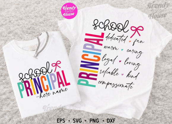 Custom Principal SVG PNG for T-Shirt Designs