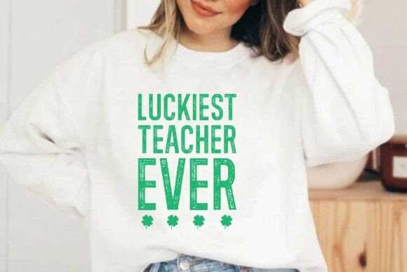 Luckiest Teacher Ever SVG: A Versatile Graphic Design Asset for Creative Projects