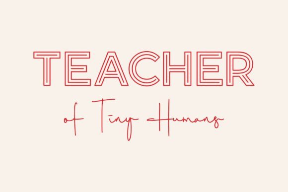 Teacher of Tiny Humans SVG, Free Teacher Graphics