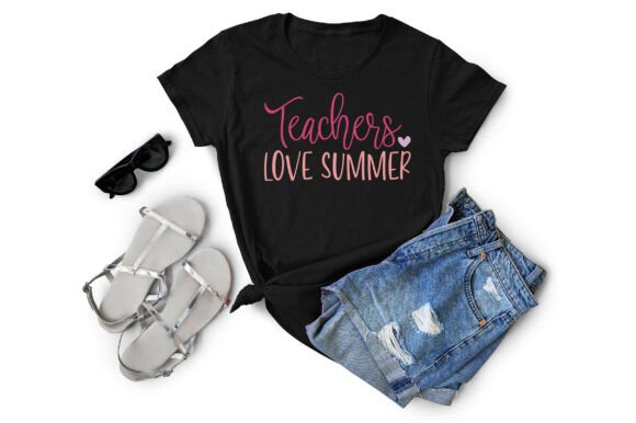 Teachers Love Summer SVG PNG T-Shirt Designs